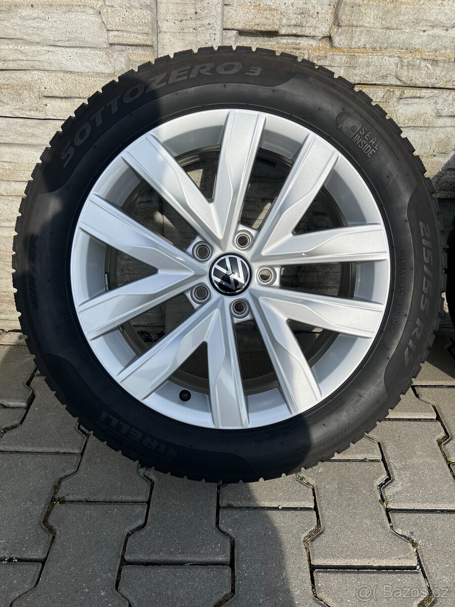 Originální kola VW Arteon 5x112 R17 ZIMNÍ č.F77