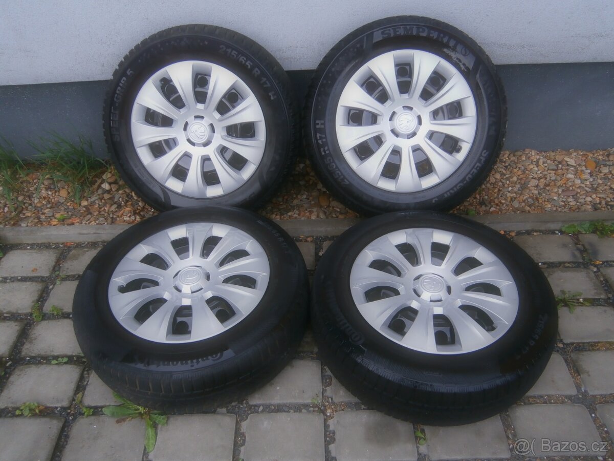 ZIMNÍ KOLA  5 X 112  215 65 17  8 MM KODIAQ