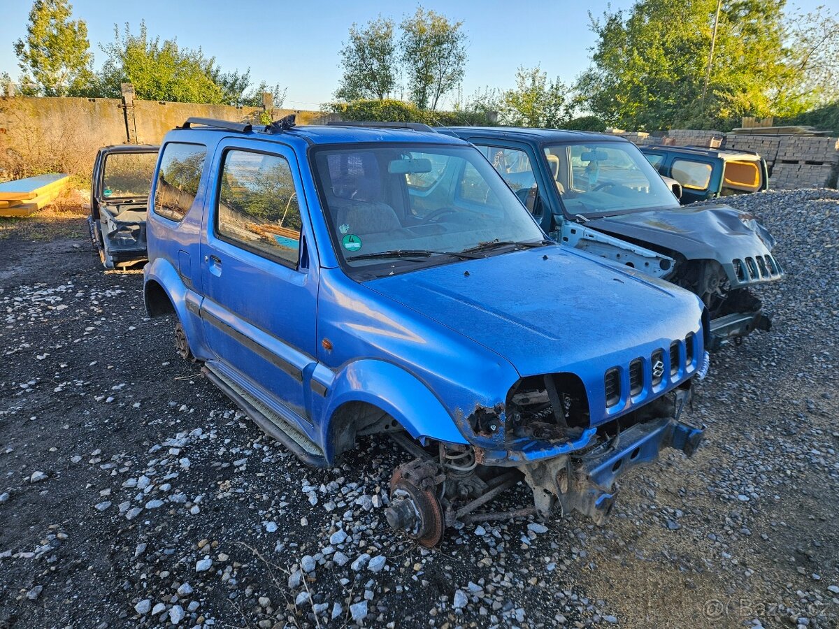 Suzuki Jimny - vůz na náhradní díly, na traktor, trial atd