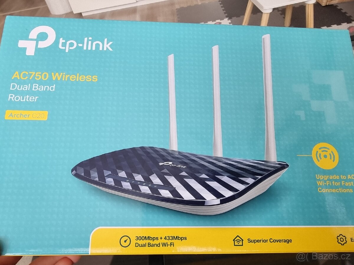 Router + Range Extender (rozšíření signálu)