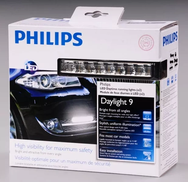 LED denní svícení Philips 12831WLEDX1, DayLight 9