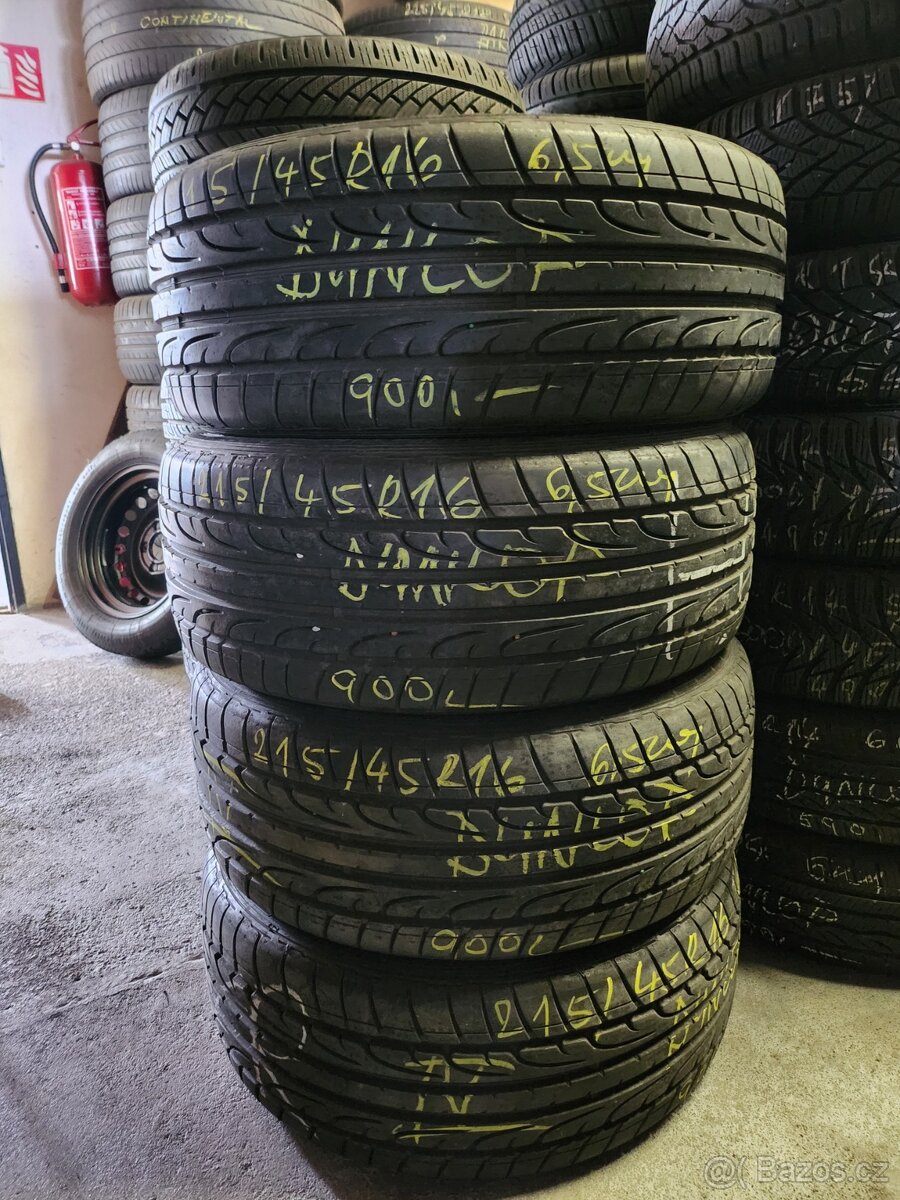 Pneu Dunlop 215/ 45 R16"-