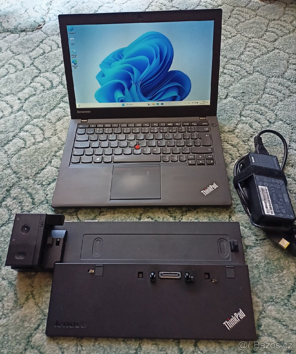 Lenovo ThinkPad X240, core i5, 8GB, SSD, dock, Win11