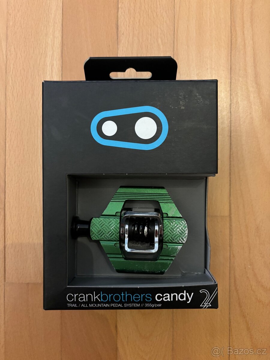 Nášlapné pedály Crankbrothers Candy 2 - green