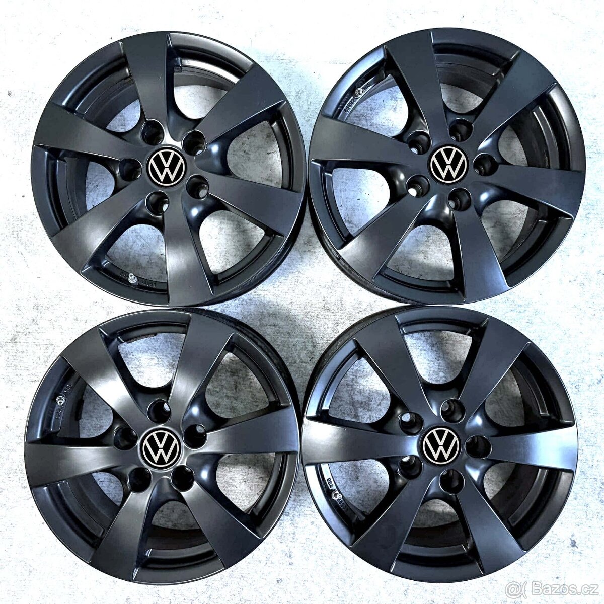 ALU KOLA VW GOLF CADDY TOURAN PASSAT 16" 5x112