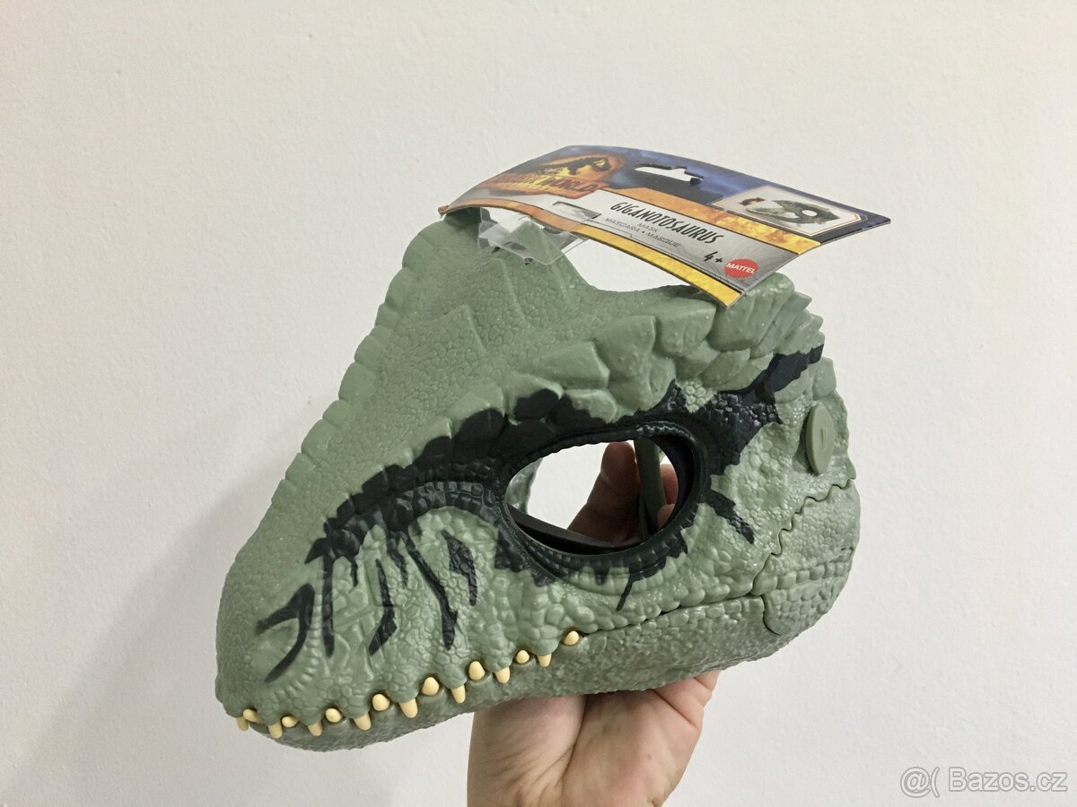 Nová originál Maska Giganotosaurus Mattel