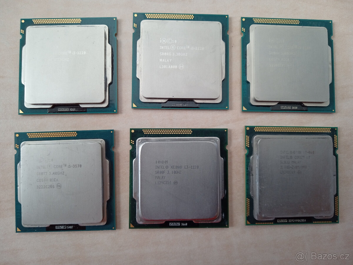 5x CPU Intel® Core™ i3, i7, Xeon