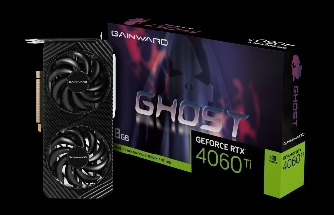 Nová Gainward GeForce RTX 4060Ti Ghost 8GB