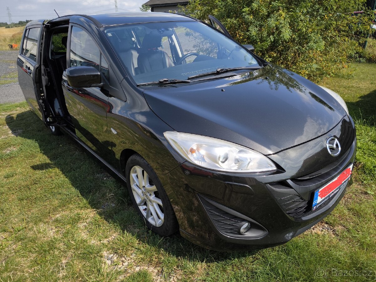 Mazda 5 GT 2.0, 2012, poctivých 204tis, vysoká výbava