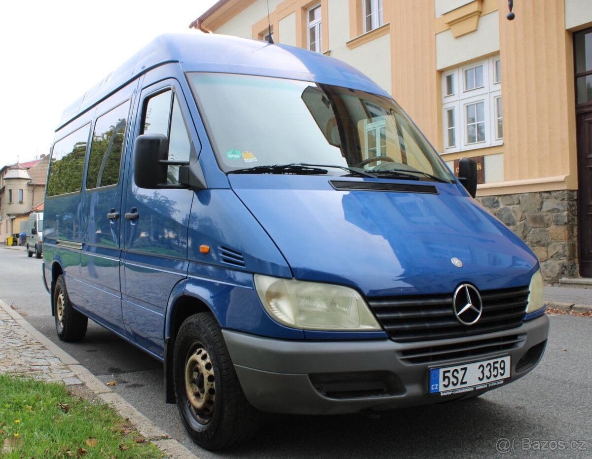 Mercedes SPRINTER 2.2 CDI, PASAZER, 9 MÍST, TAZNE ZAŘÍZENÍ