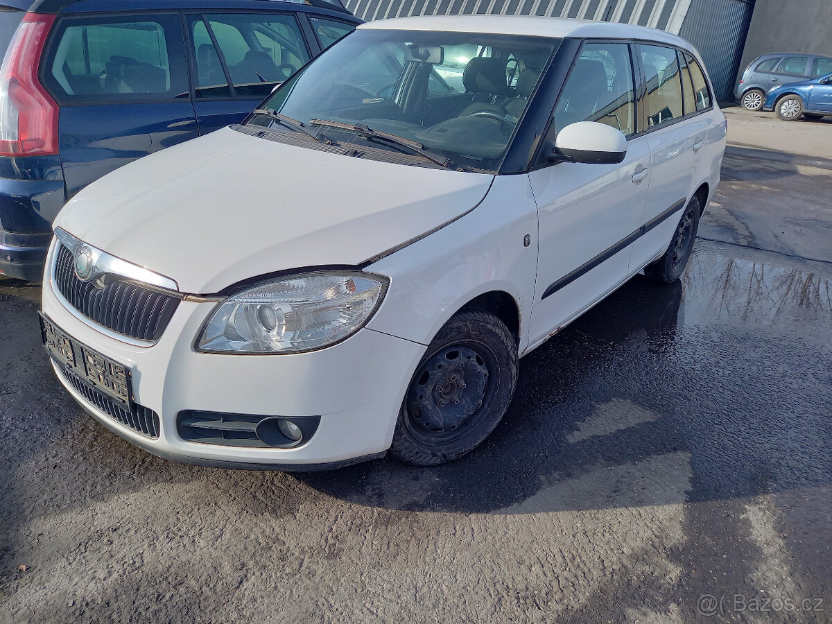 Škoda Fabia II 1.4 TDI ( BNV ) 59kW převod. JZC r.2007 bílá