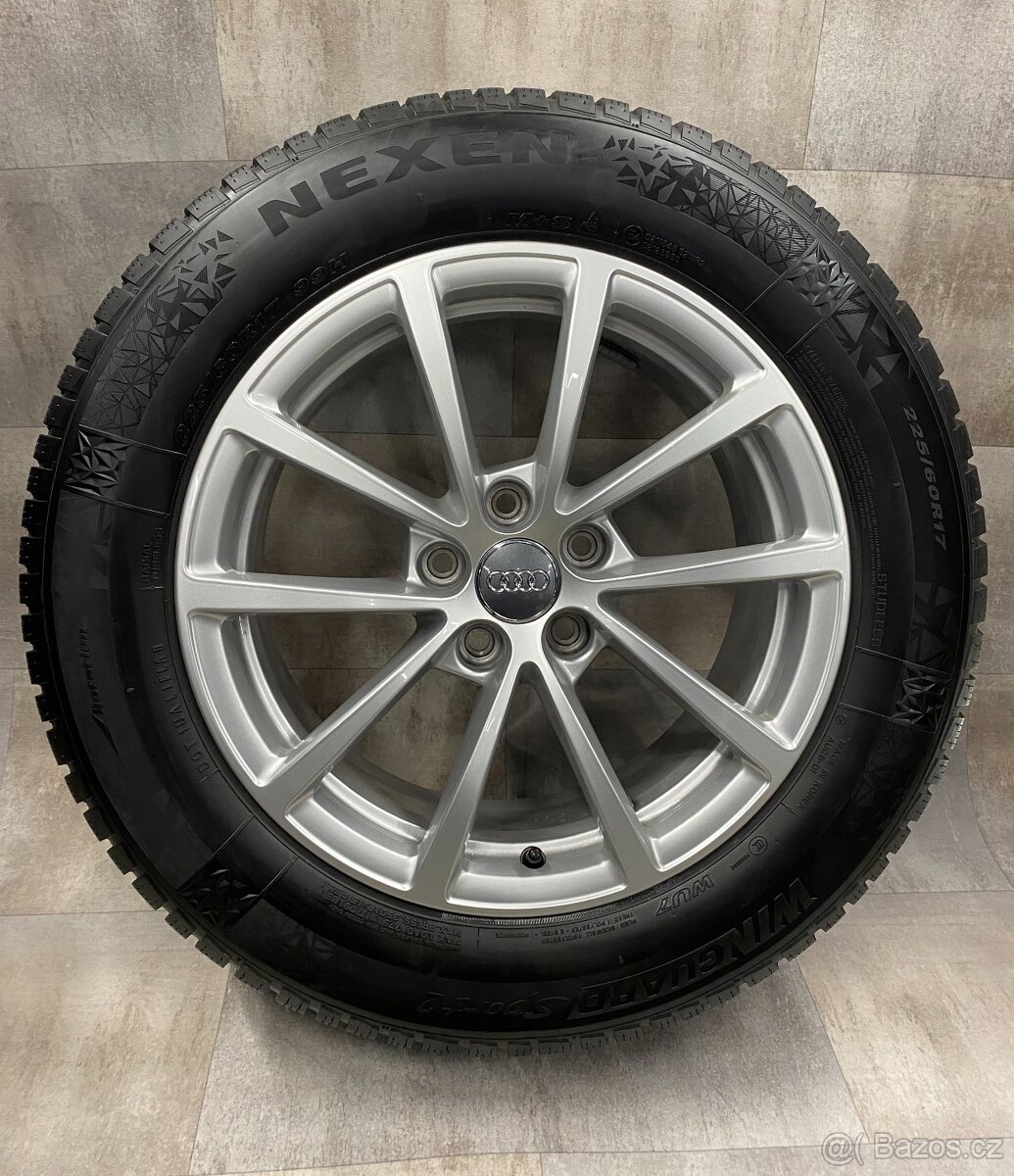 Originální Alu kola 5x112 Audi A6 225/60/17 zimní