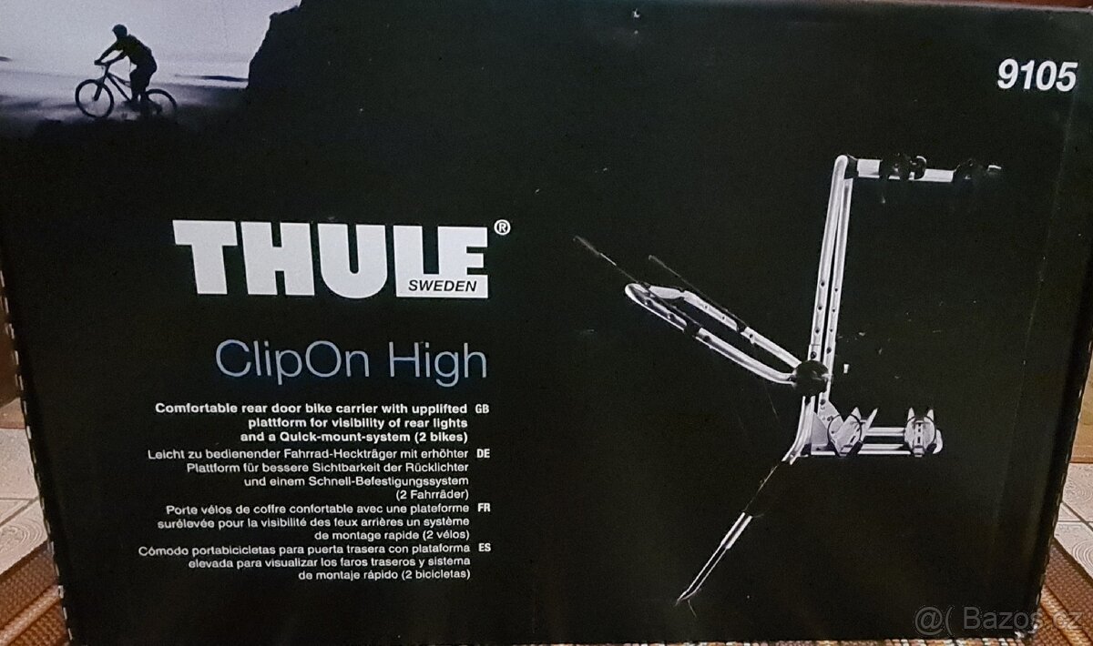 THULE CLIP ON HIGH 9105 - držák kol na 5. dveře