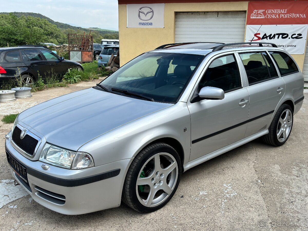 Škoda Octavia 1 1.8T RS 132Kw,2003,1MAJ,XENON,ŠÍBR,TZ,SERVIS