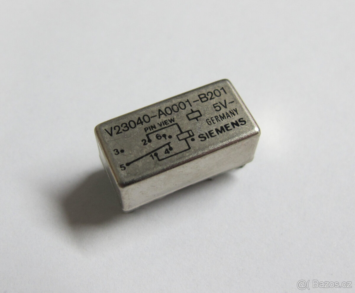 Monostabilní relé Siemens V23040-A0001-B201 / sada 20 kusů