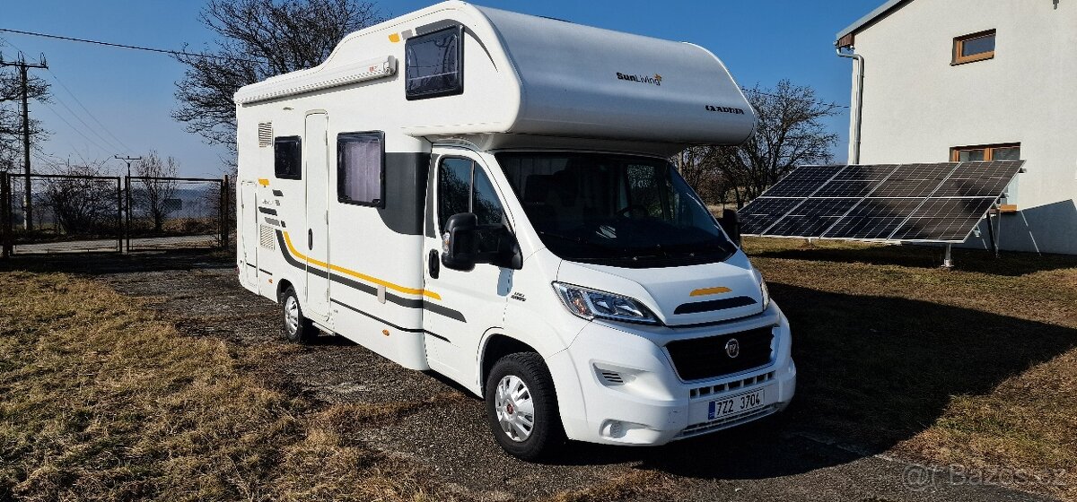 Obytný automobil Fiat Ducato,  6 osob jízda a spaní