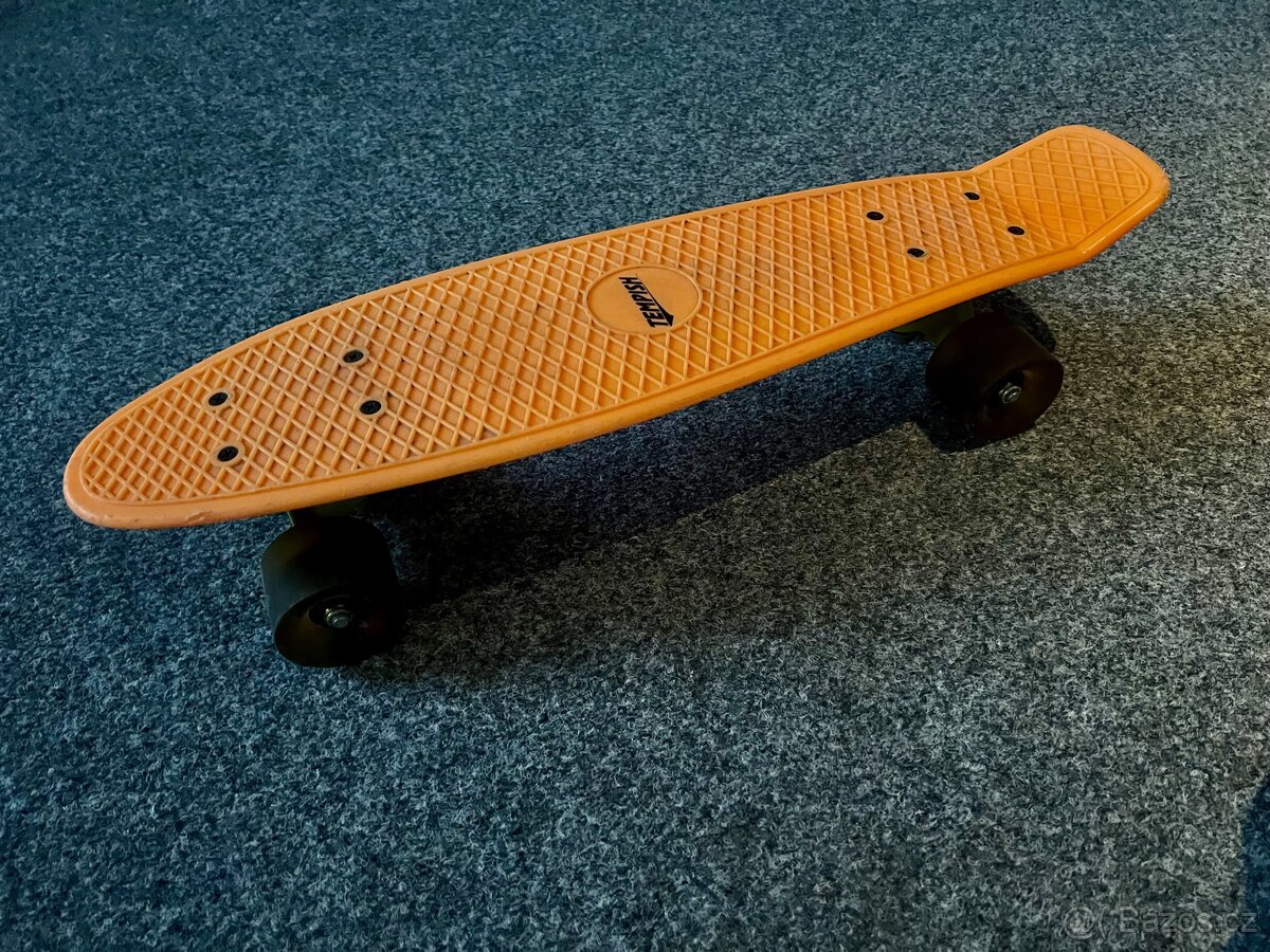 Pennyboard - Skateboard Tempish - oranžový a žlutý