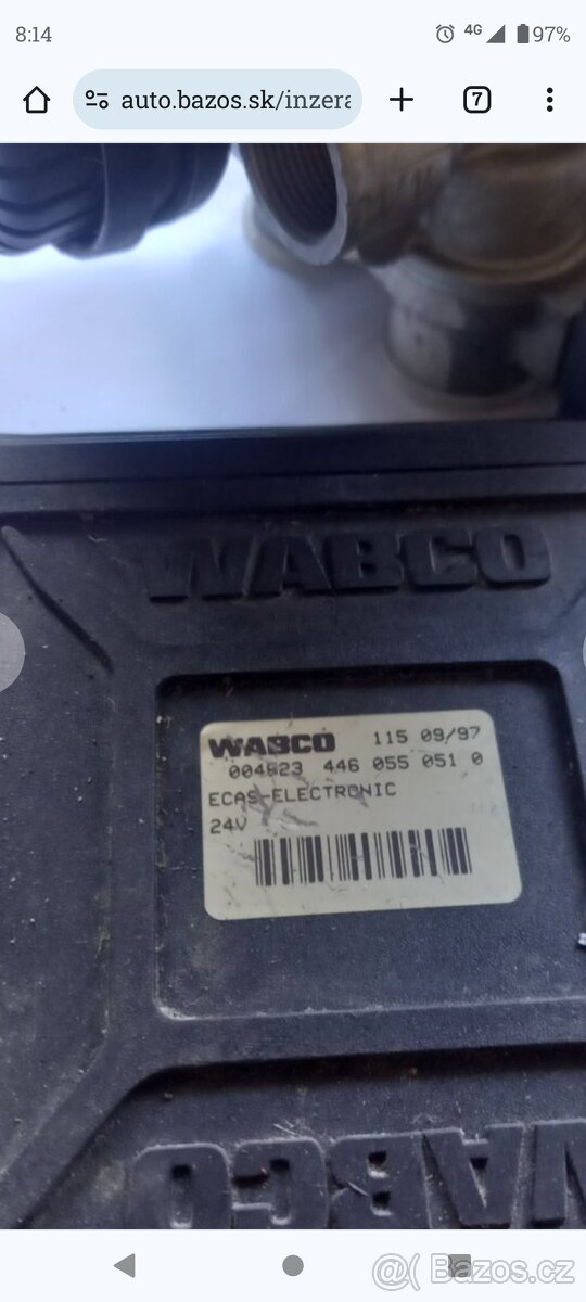 Wabco elektromagneticky ventil