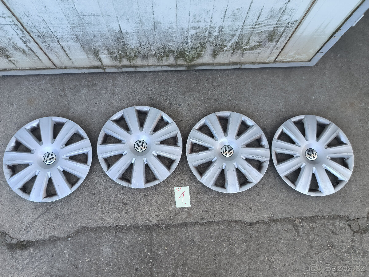 Originální poklice 15", 16" Volkswagen,Ford,BMW,Seat