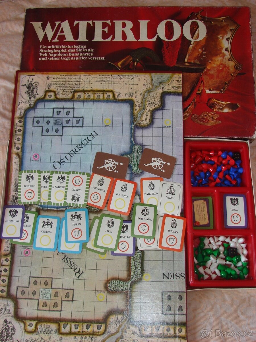 RARITY Waterloo, El Grande, Elfenland, Cluedo, Goa, Skaal