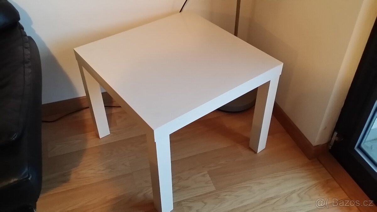 Stolek bílý IKEA 55x55 cm