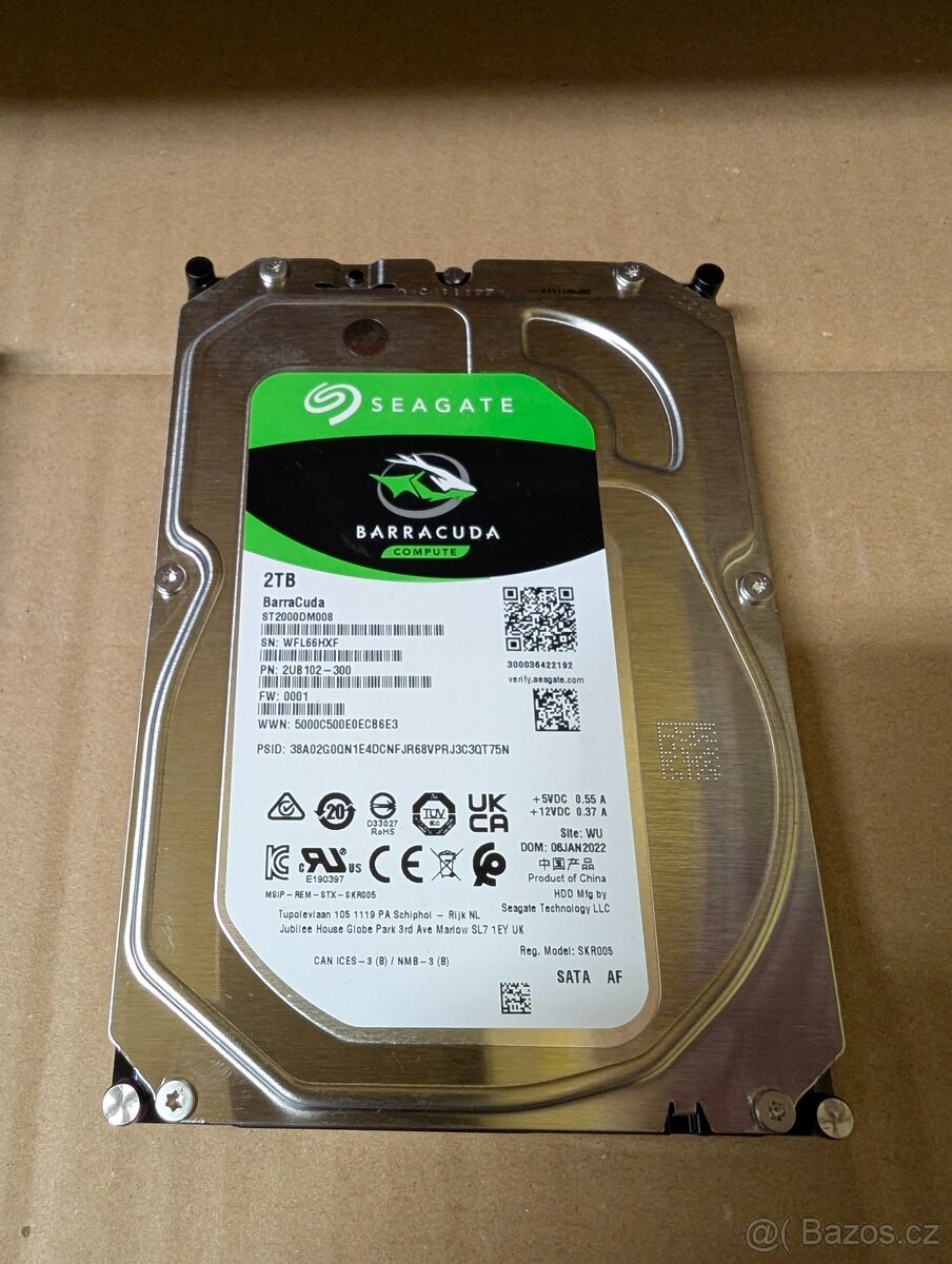 HDD Seagate BarraCuda 2TB