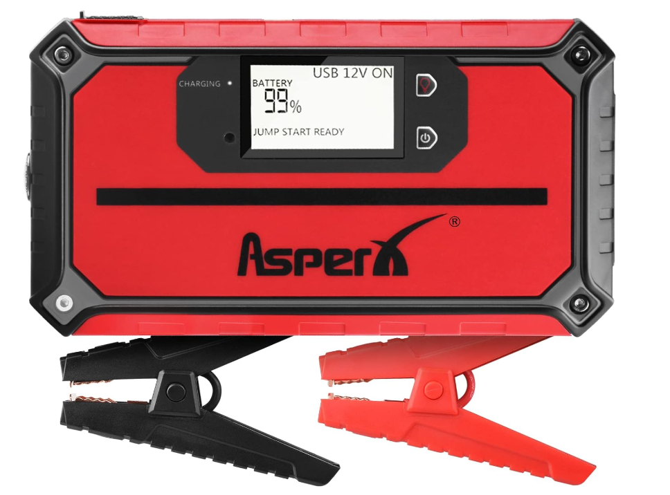 Přenosný startér do auta Asperx, 18000mAh