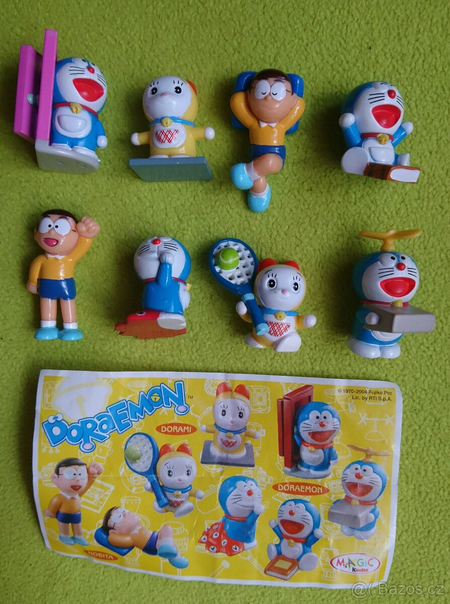 Kinder figurky- sada Doraemon 1x BPZ