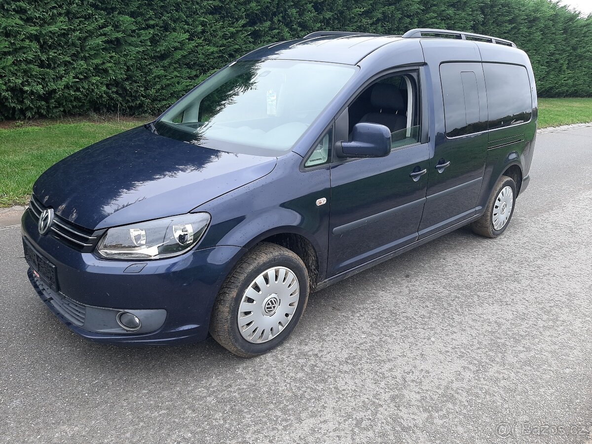 VW Caddy 2.0 TDI 103kw Maxi Klima 7 míst Model 2012-