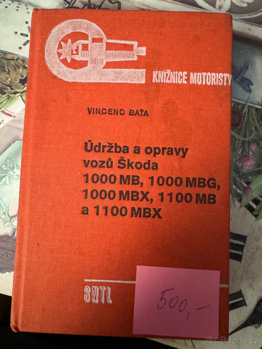 Údržba a opravy vozů Škoda 1000MB… r.v.1975