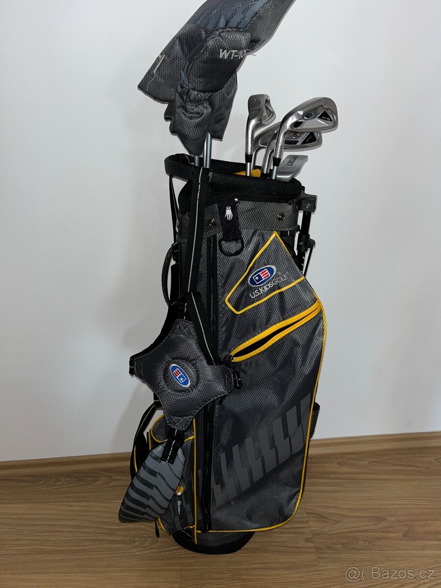 DĚTSKÉ LEVE JUNIORSKÉ GOLFOVÉ HOLE+BAG,SET US KIDS 63 LEVÁK