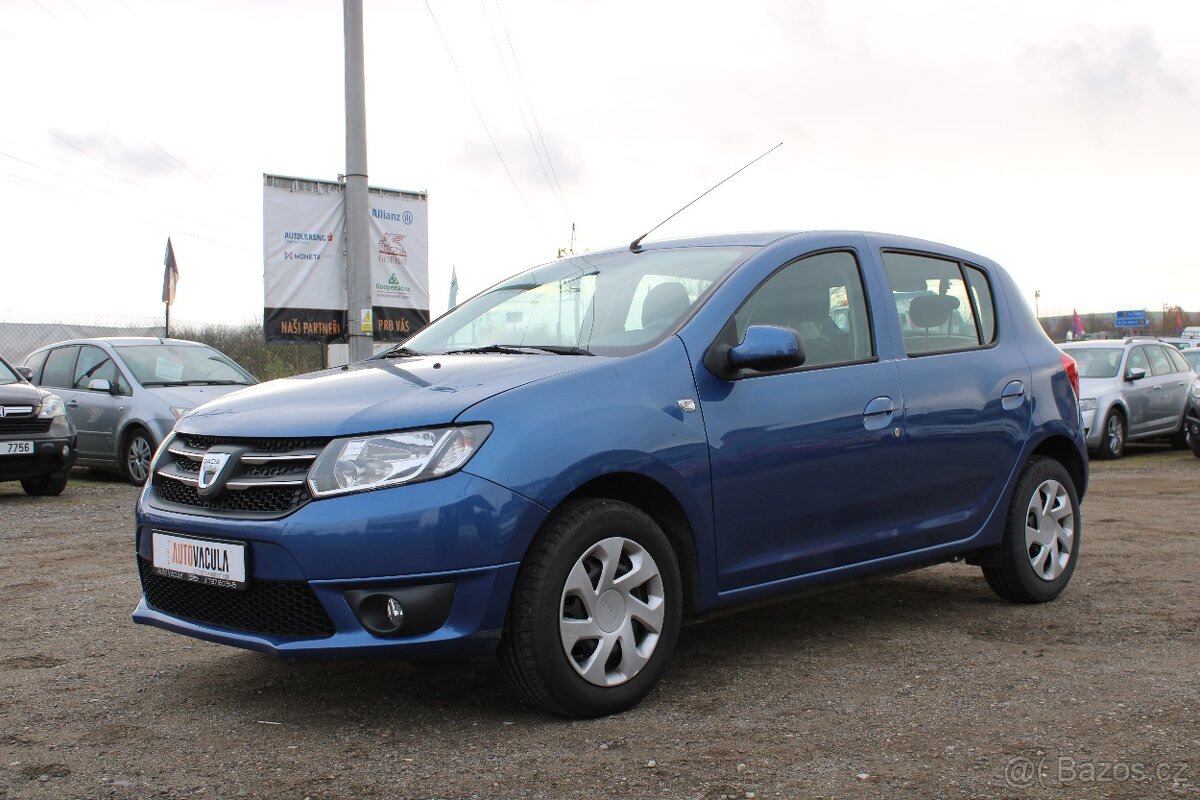 Dacia Sandero 1,2i 55KW 16 V 1.maj.,ČR, Klima, r.v. 2014