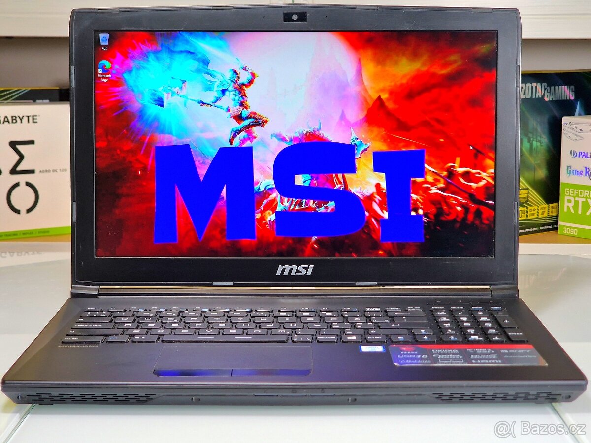 Herní notebook MSI GL62 | i5-6300HQ | GTX 950 | 12GB