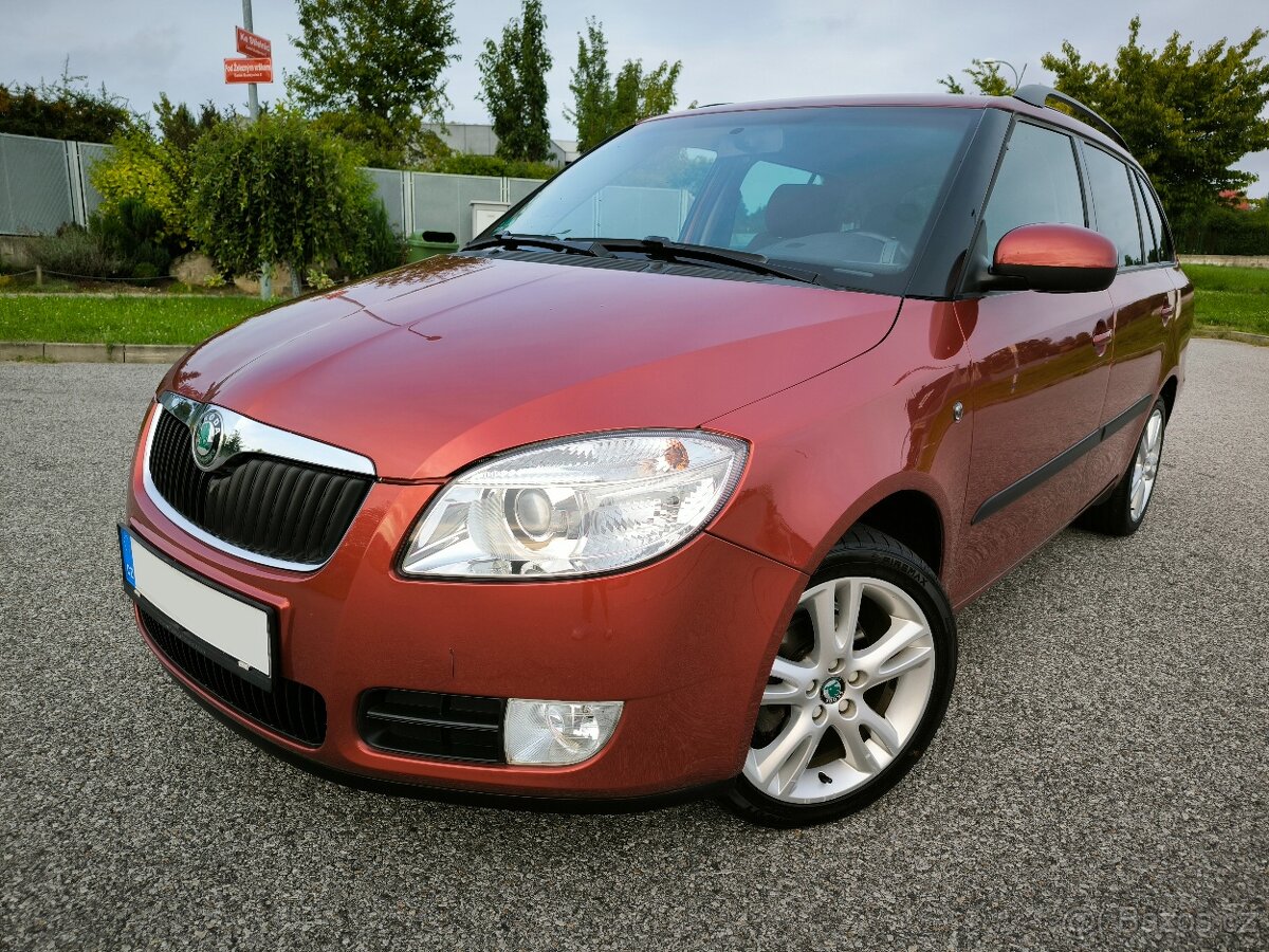 ŠKODA FABIA II COMBI 1.6 16V 77kw, r.v. 2008, PĚKNÝ STAV