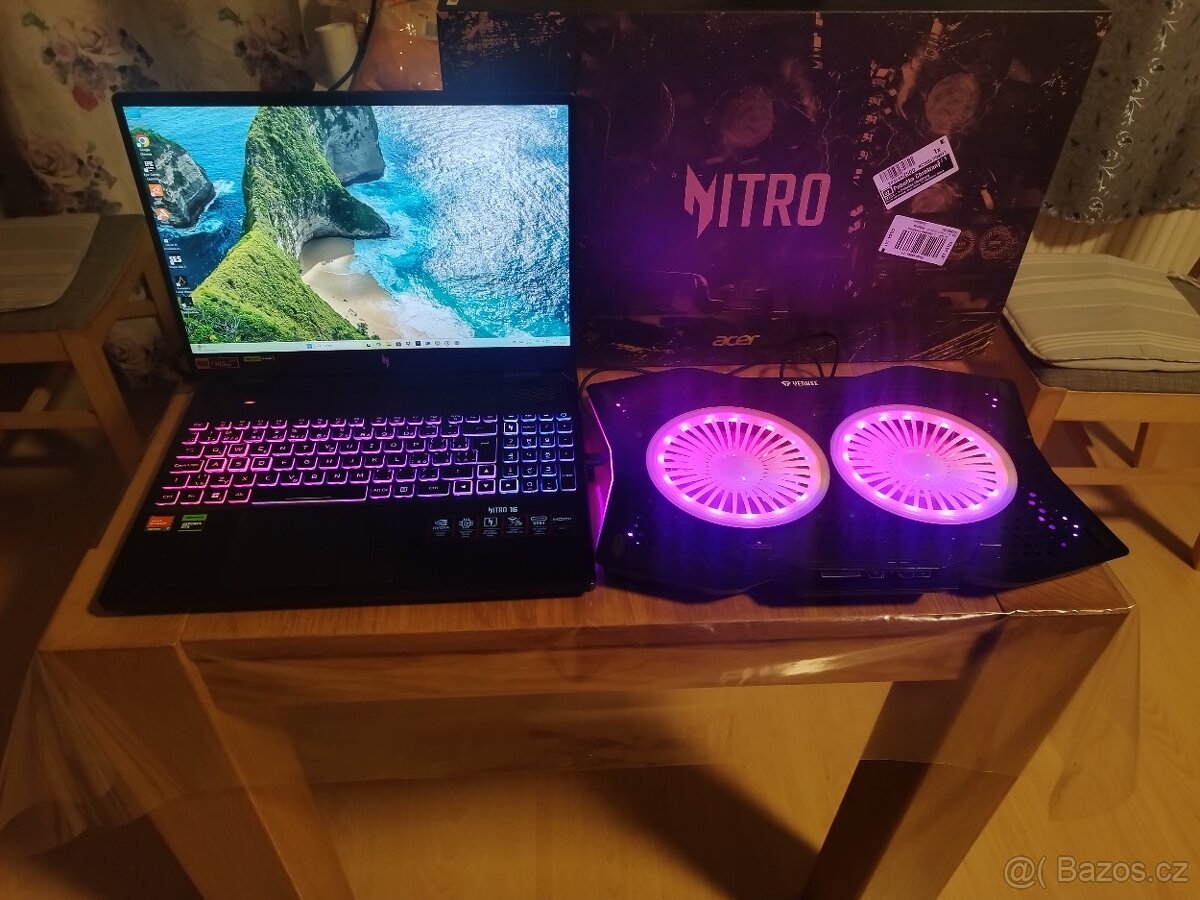 Acer Nitro 16..2K obrázovka..Rtx4070.. Ještě v záruce