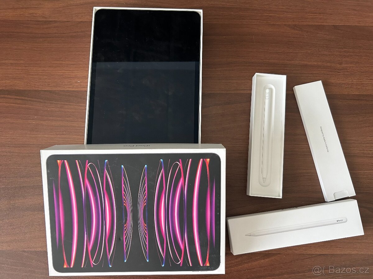 Tablet iPad Pro 11" 128GB M2 Vesmírně šedý 2022, Apple Penci