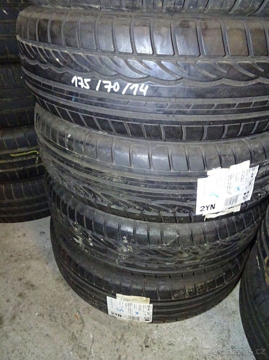 Letní pneu Dunlop  Sport, 175/70/14,  4 ks, 6 mm