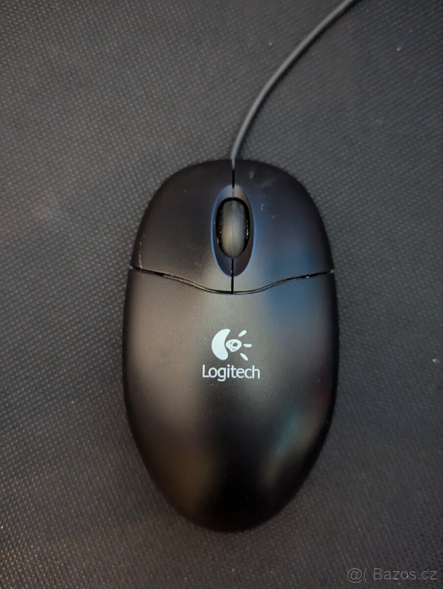 Myš Logitech M-SBF96, PS/2 konektor