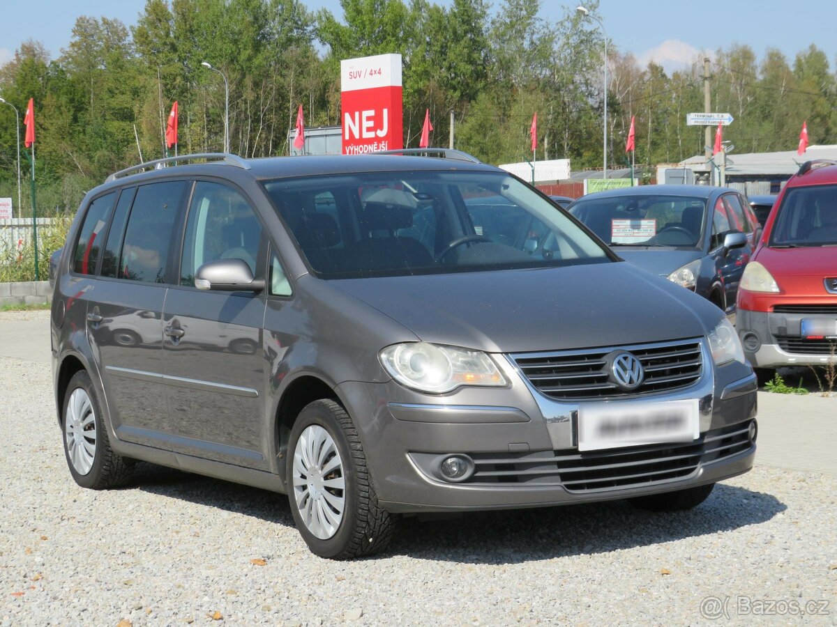 Volkswagen Touran 2.0 ,  80 kW CNG + benzín, 2007