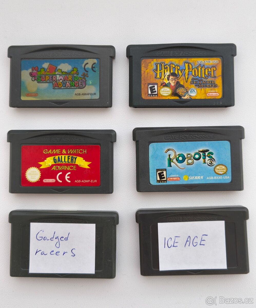 Nintendo Gameboy Advance hry