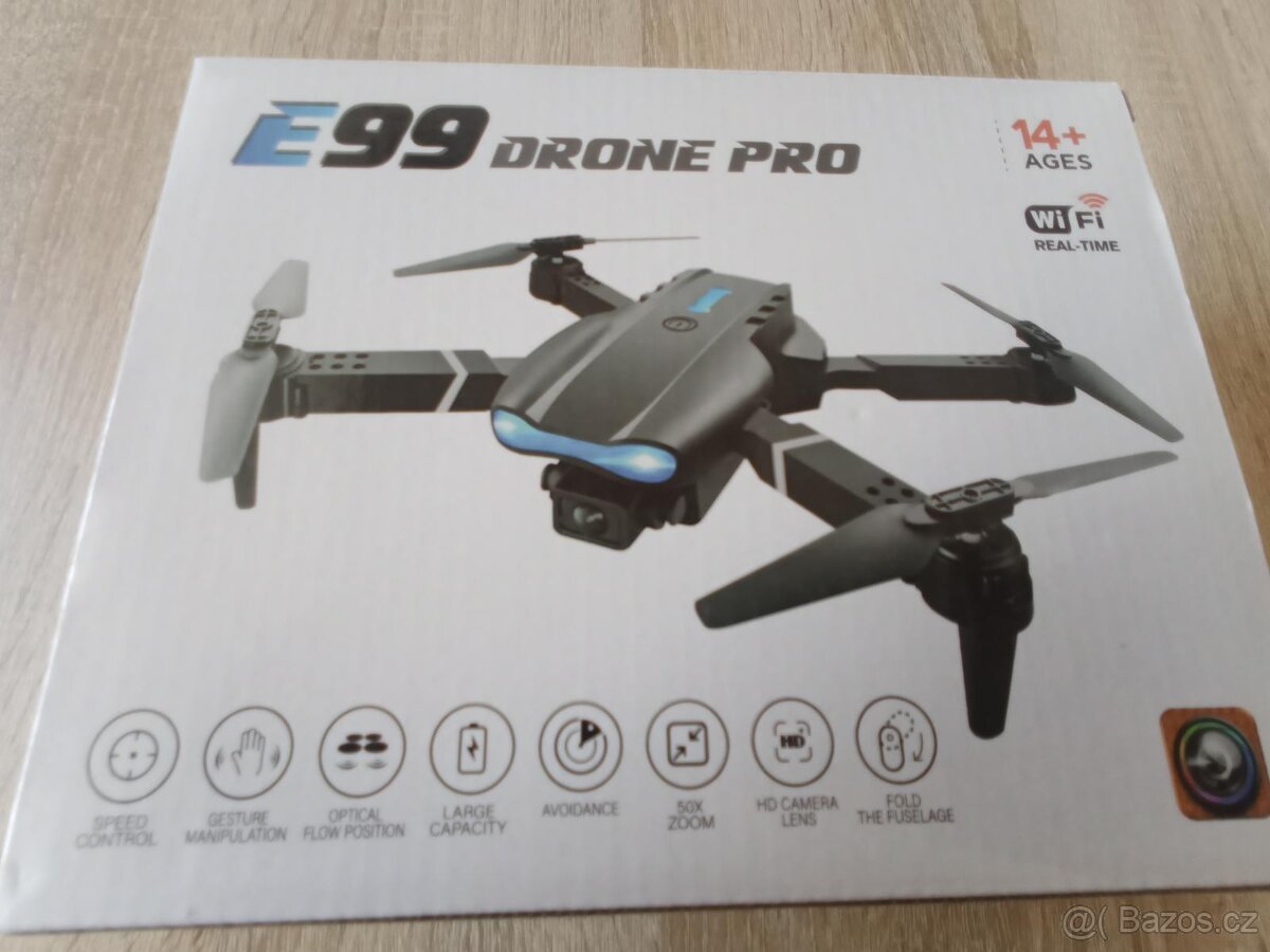 Dron E99 Pro HD Dual Camera + Box - NOVÝ