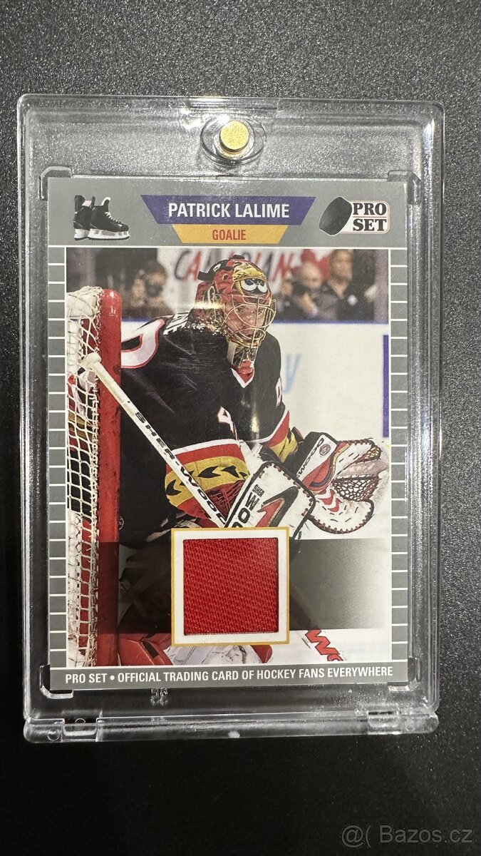 2020-21 Leaf Pro Set Memorabilia Patrick Lalime #PSM-60