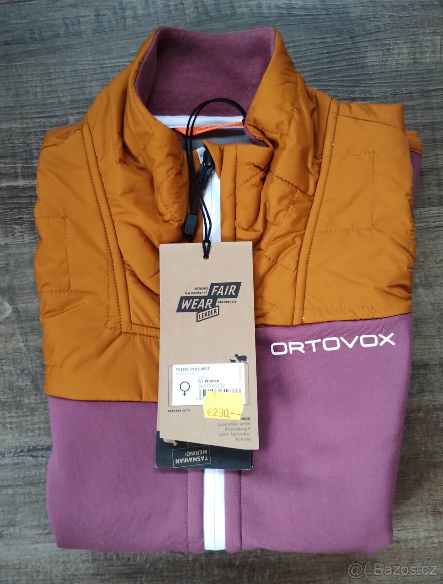 Vesta ORTOVOX Fleece Plus Vest Women vel.S levně