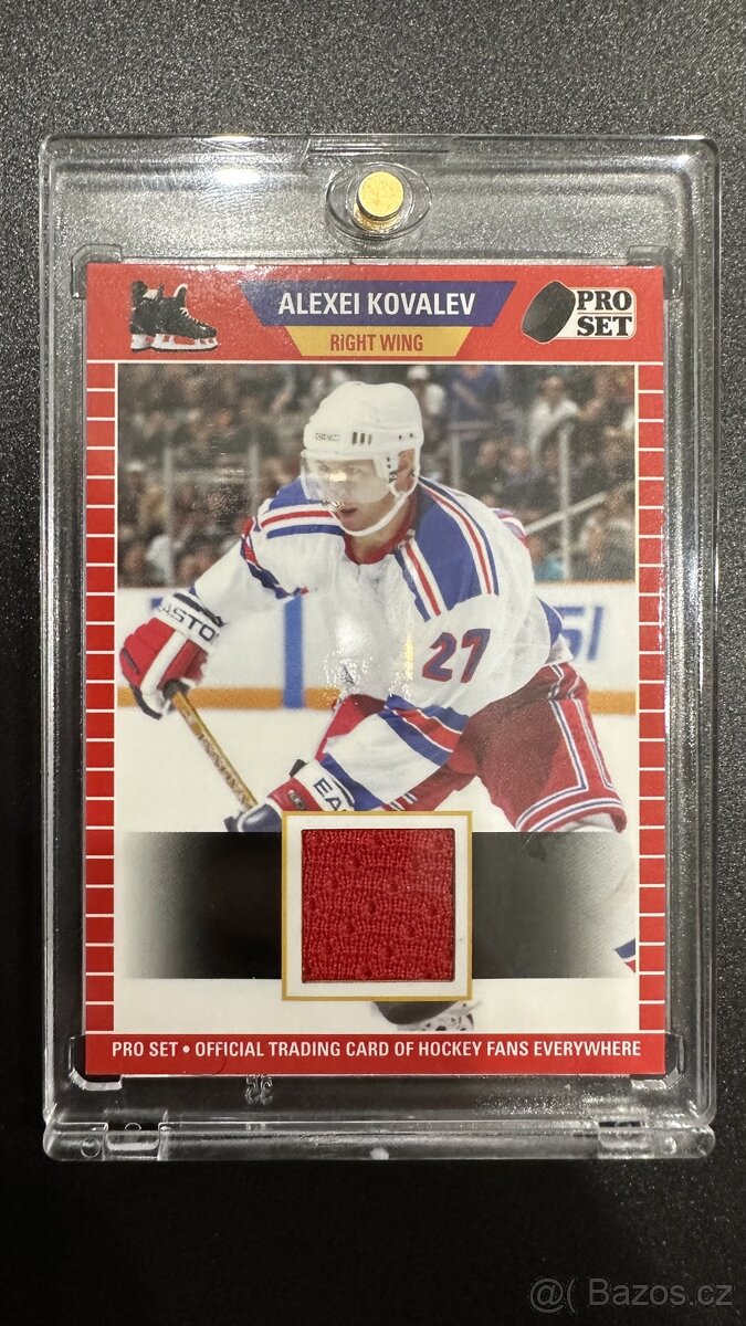 2020-21 Leaf Pro Set Memorabilia Alexei Kovalev #PSM-04