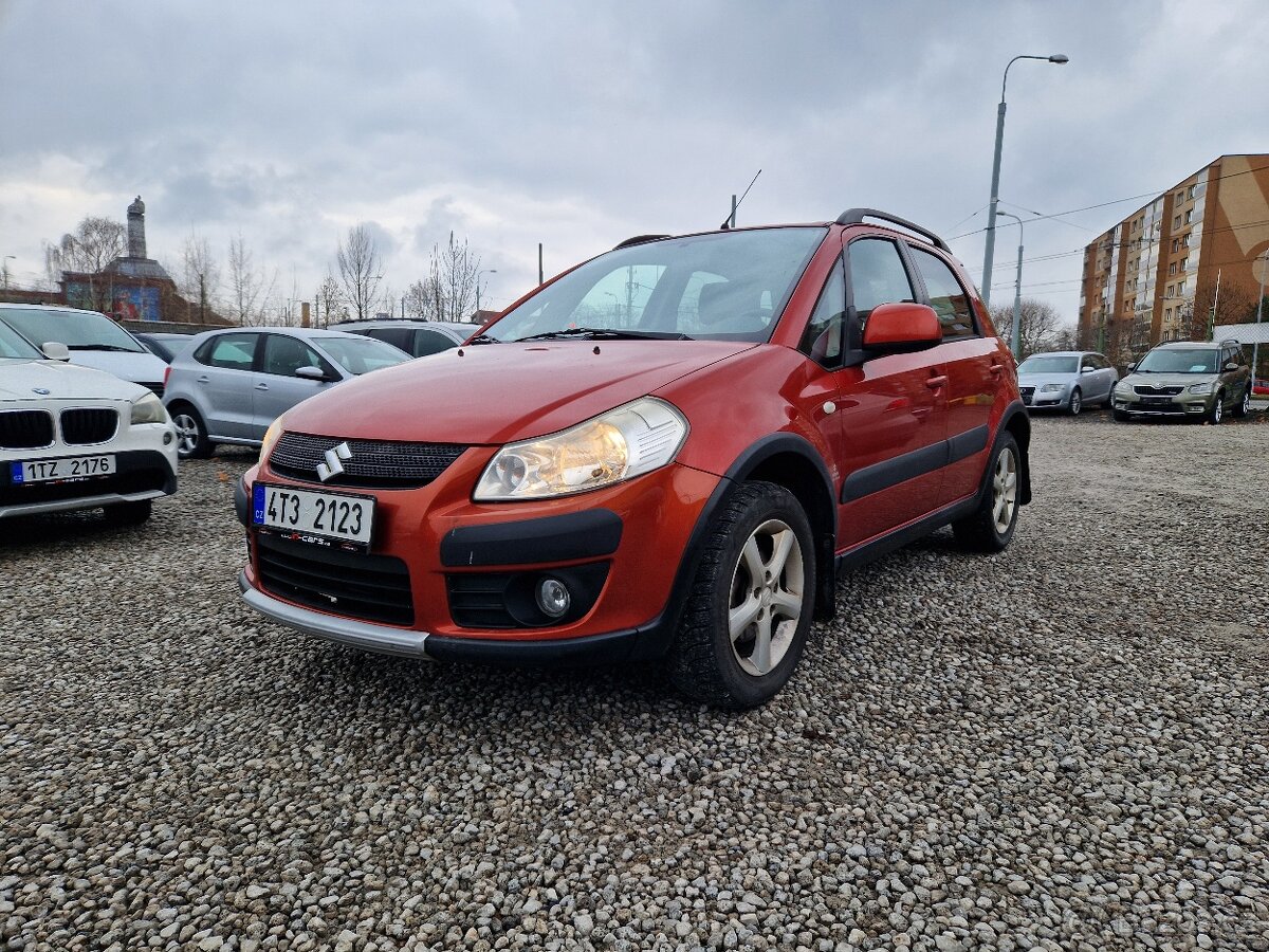 Suzuki SX4,1.6i,79KW,4x4,KLIMA,TZ,BEZ KOROZE,ČR,R.V.2007