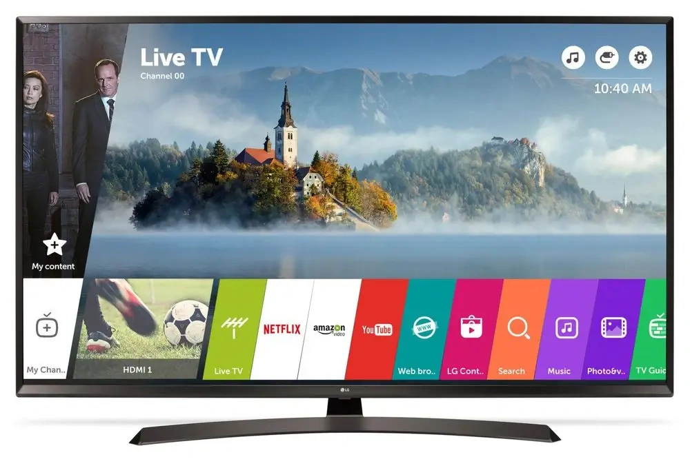 Prodám televizi LG 43UJ634V 4K Ultra HD, 108cm úhlopříčka