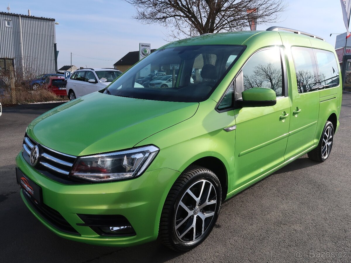 Volkswagen Caddy Maxi 2.0TDi,110kW,1majČR,7míst,DPH