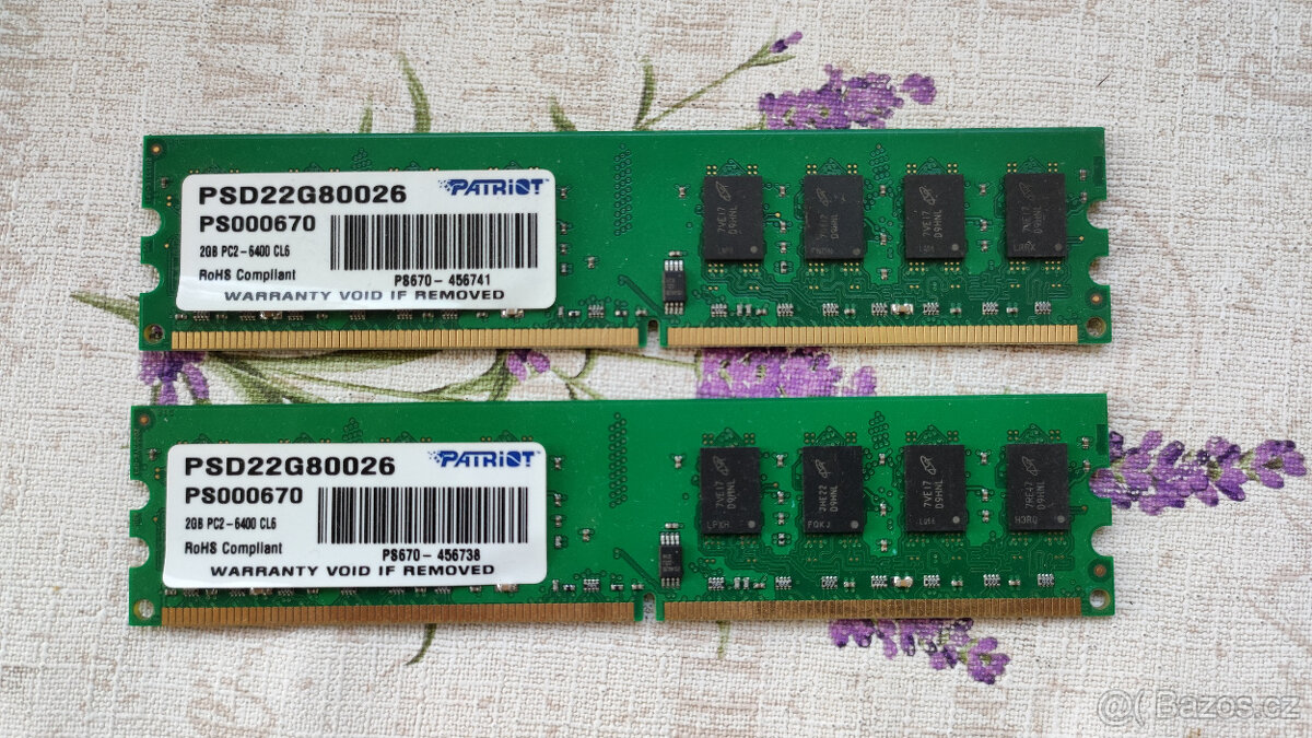 Prodam RAM 4gb ddr2 800 (2x2gb)