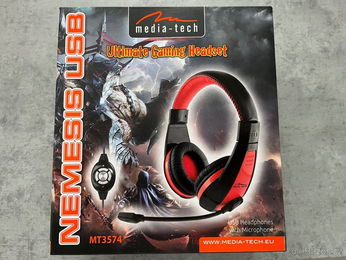 nové herní sluchátka Media-Tech MT3574 Nemesis