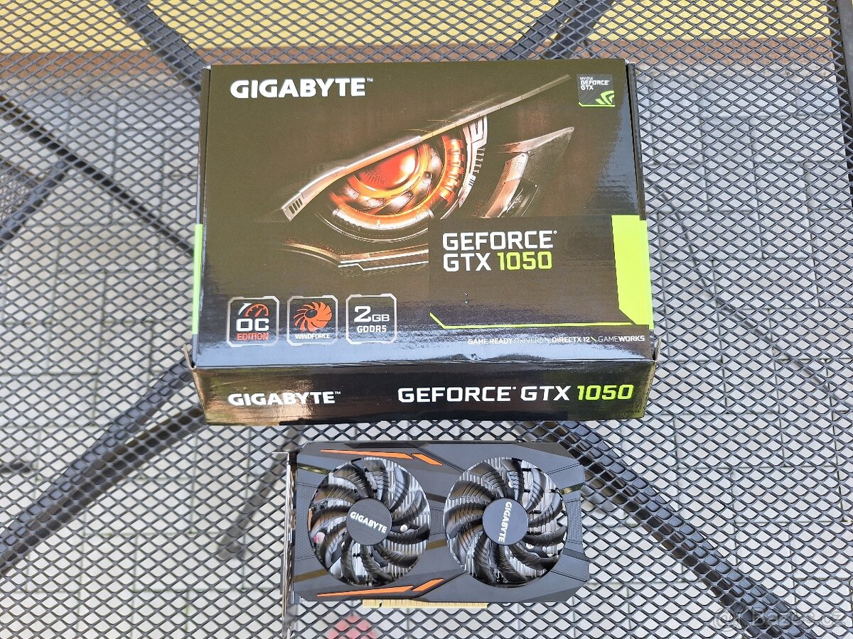 GIGABYTE GeForce GTX 1050 OC 2G, 2GB GDDR5